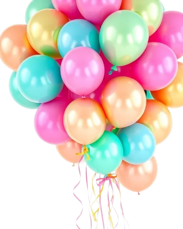 Rainbow Balloon Arch